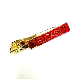 SONY ELCASET Gold Tone Tie Bar